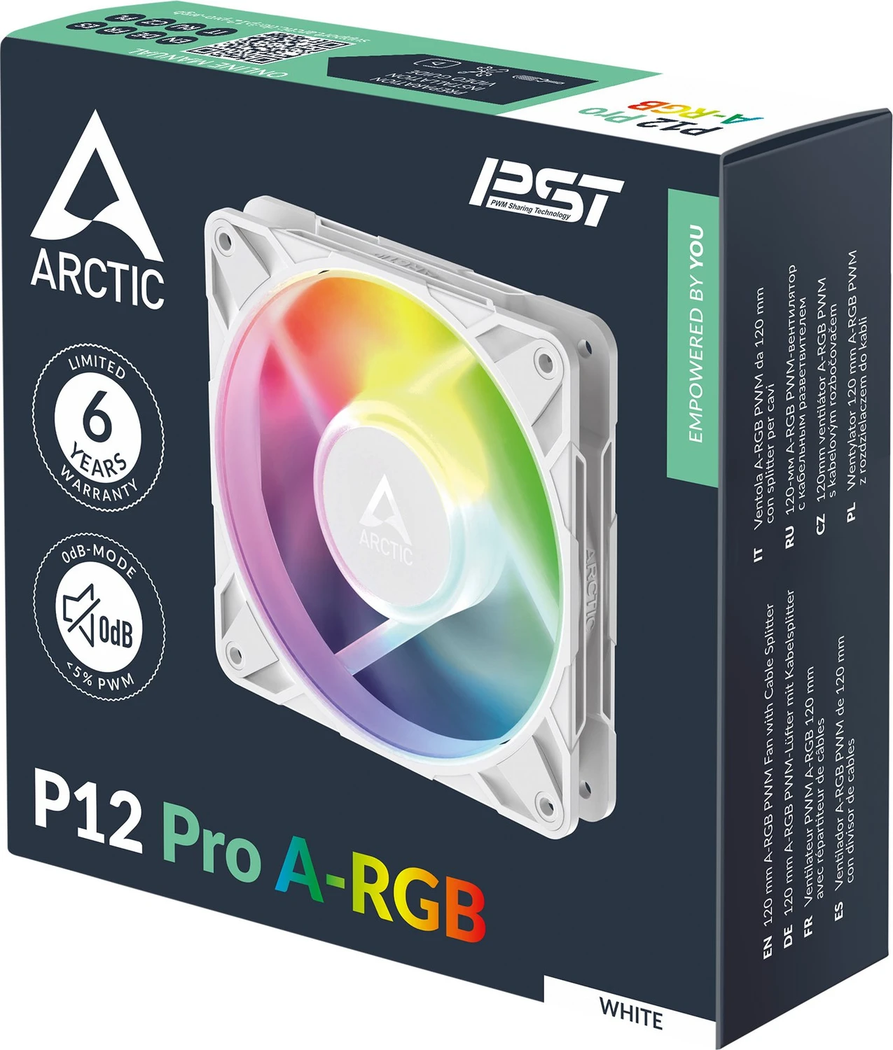 ARCTIC P12 Pro A-RGB, weiß, 120mm