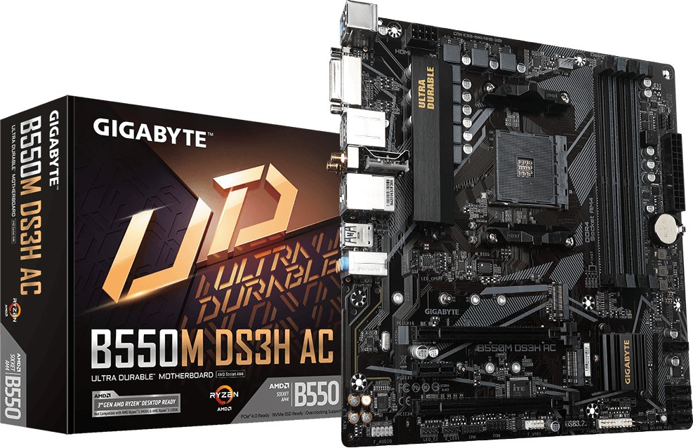 GIGABYTE B550M DS3H AC
