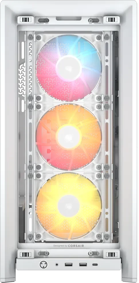 Corsair Frame 4000D RS ARGB, weiß, Glasfenster