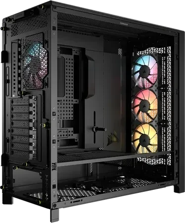 Corsair Frame 5000D RS ARGB, schwarz, Glasfenster