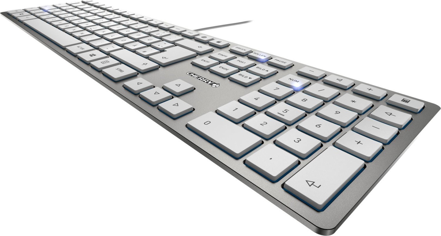Cherry KC 6000 Slim silber, USB
