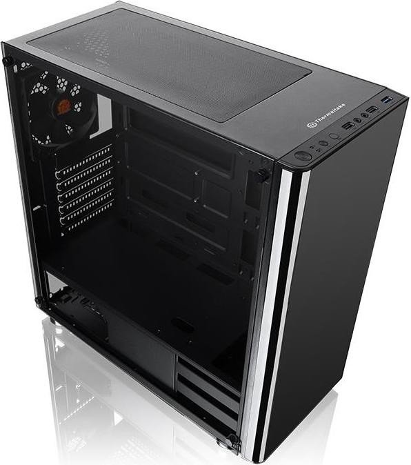 Thermaltake V200 TG, schwarz, Glasfenster