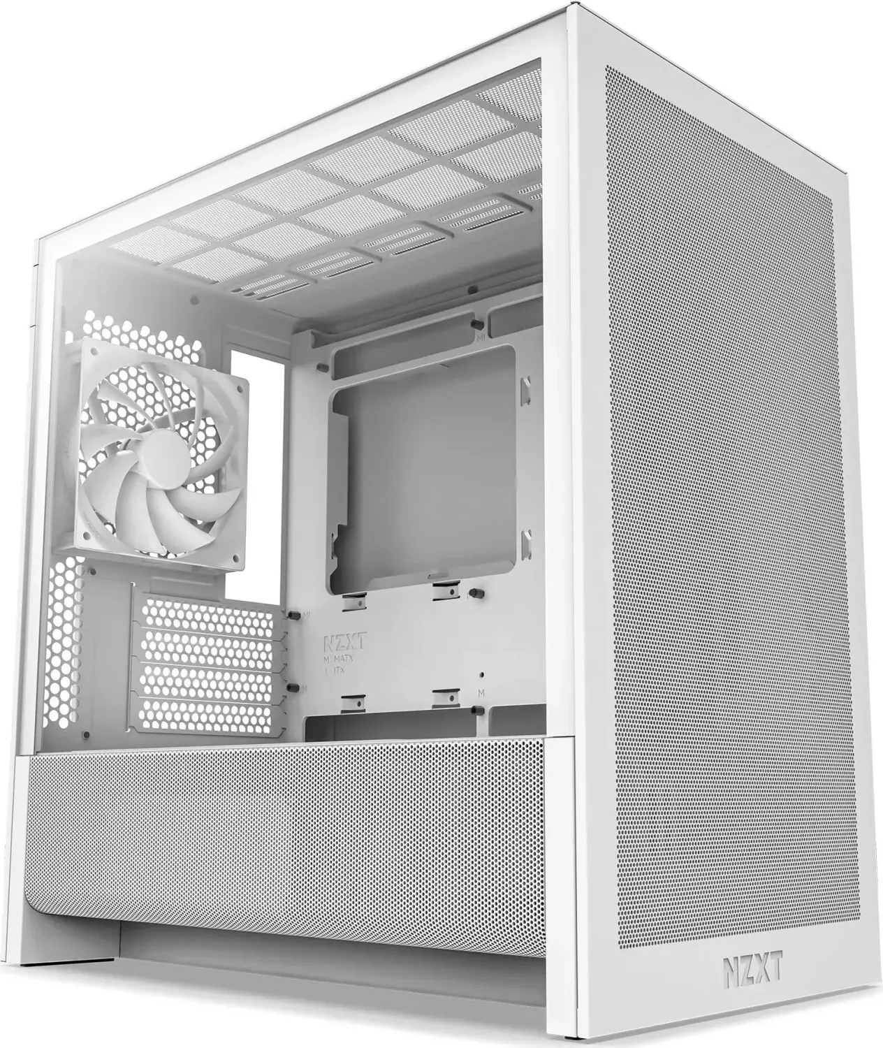 NZXT H3 Flow [2025] White, weiß, Glasfenster