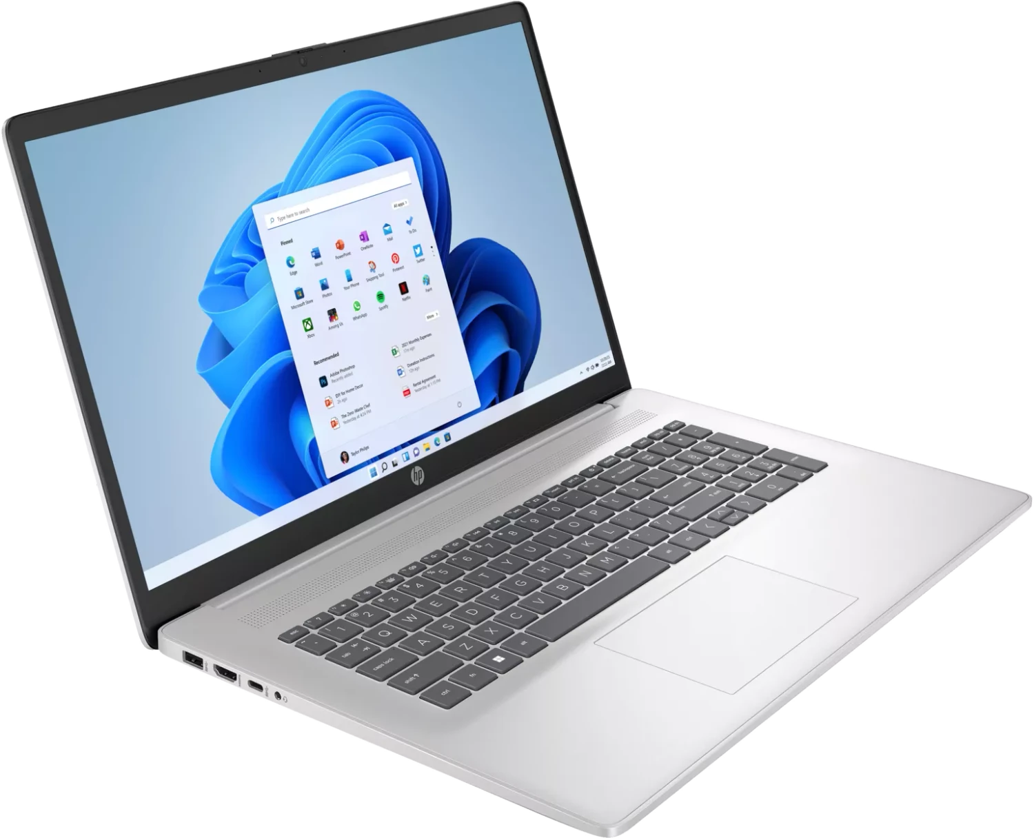 B-WARE │ HP │ 17,3" │ AMD Ryzen™ 7 7730U │ 8x 4.50GHz │ 32GB DDR4 RAM │ 1000GB NVMe SSD │ Windows 11 Pro │ Silver