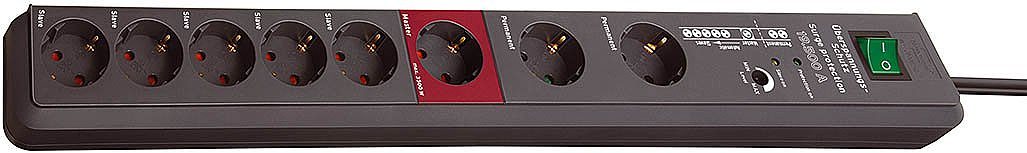 Brennenstuhl Secure-Tec 19500A 8-fach, 3m - 1159490936