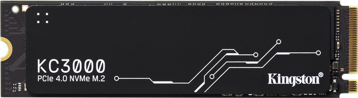 512 GB Kingston KC3000 PCIe 4.0 NVMe SSD, M.2 2280 / M-Key / PCIe 4.0 x4