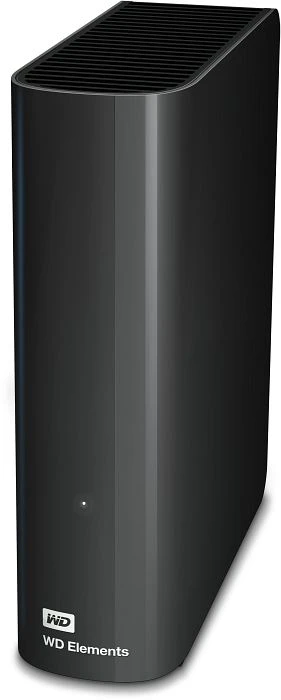 22TB, Western Digital WD Elements Desktop, schwarz, USB 3.0 Micro-B