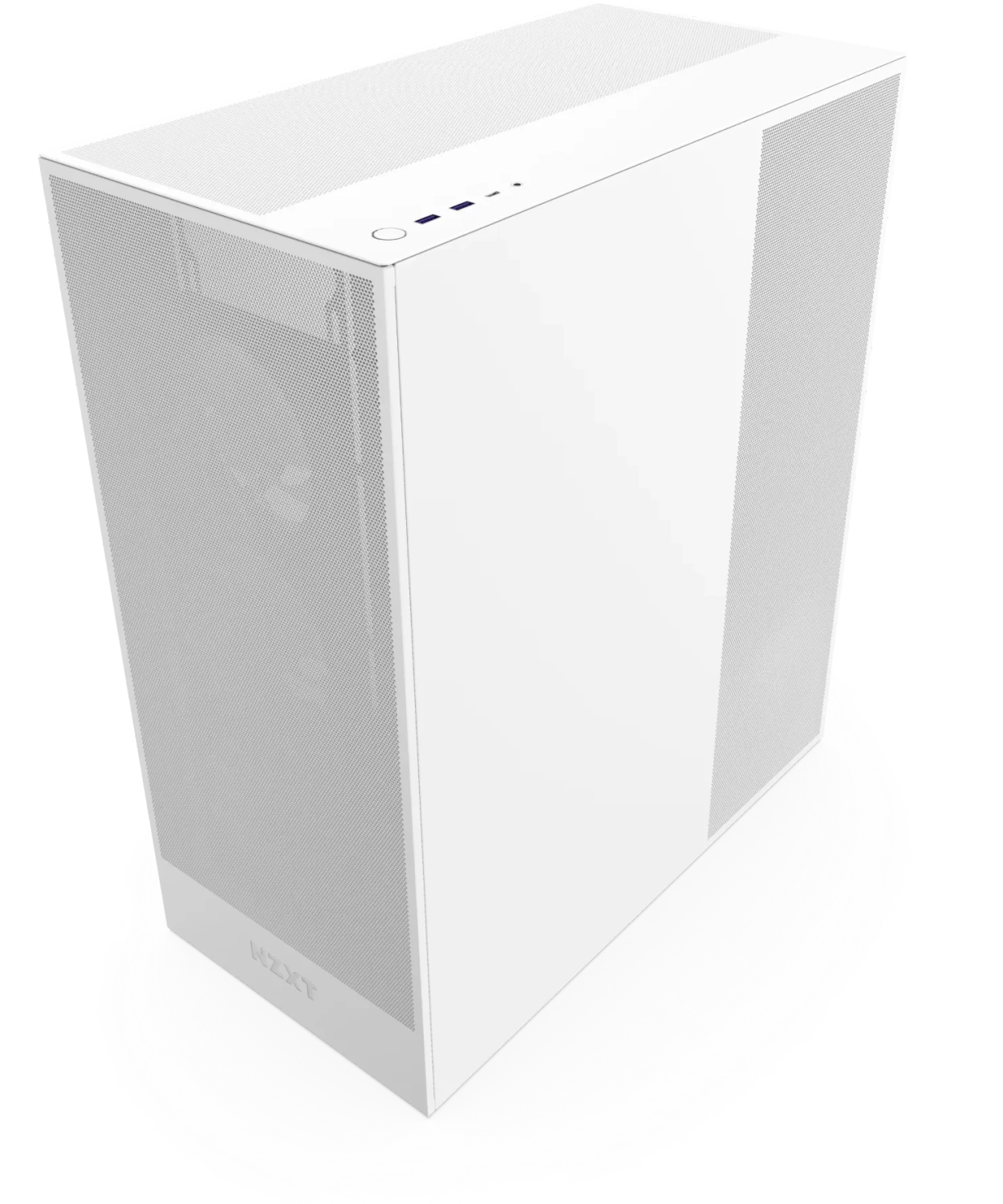 NZXT H7 Flow Matte White, Glasfenster