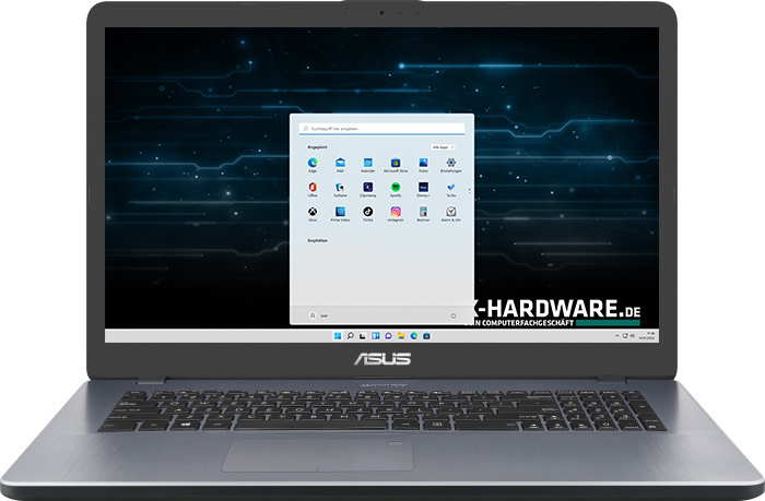 B-WARE: ASUS VivoBook 17 F705UA- Star Grey | Pentium 4405U, | 8GB RAM DDR4 | 500GB SSD | Windows 11 Professional