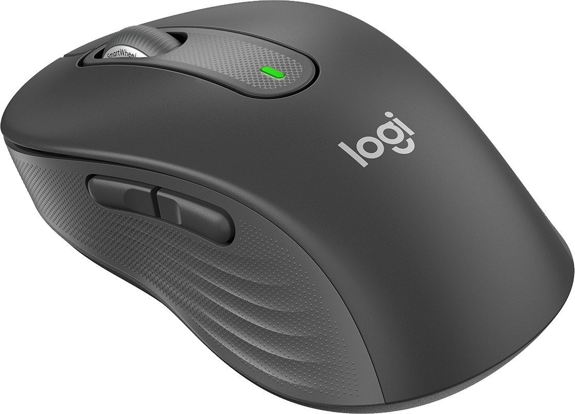 Logitech Signature M650 Medium, Graphite, Logi Bolt, USB/Bluetooth