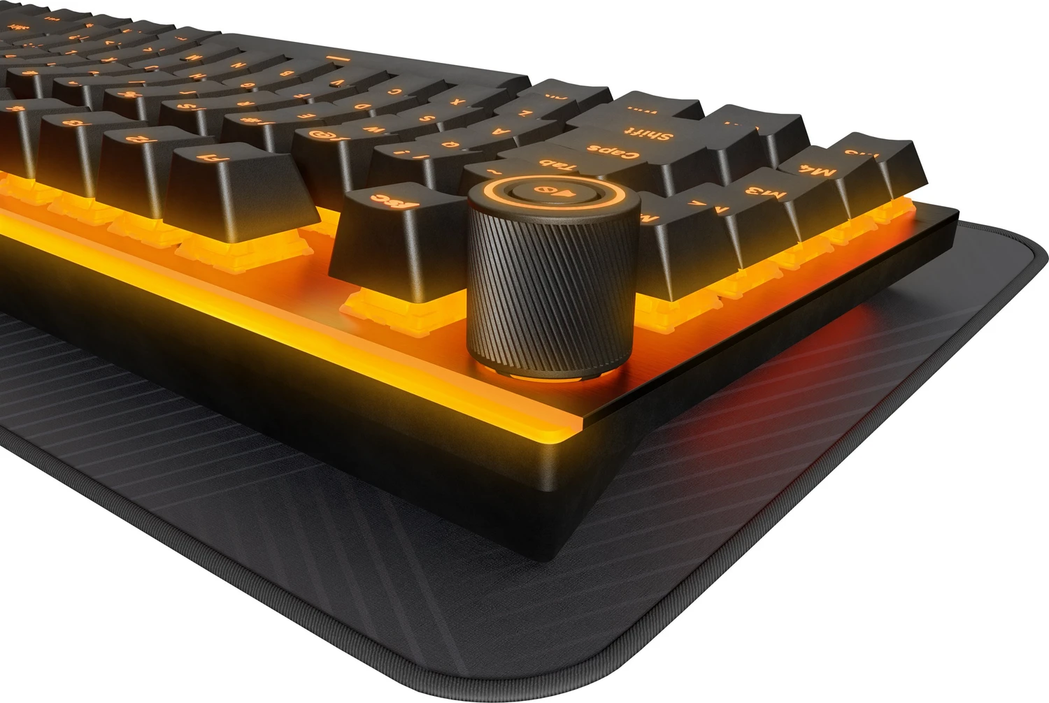 be quiet! Light Mount Silent Linear, Gaming-Tastatur schwarz, DE-Layout