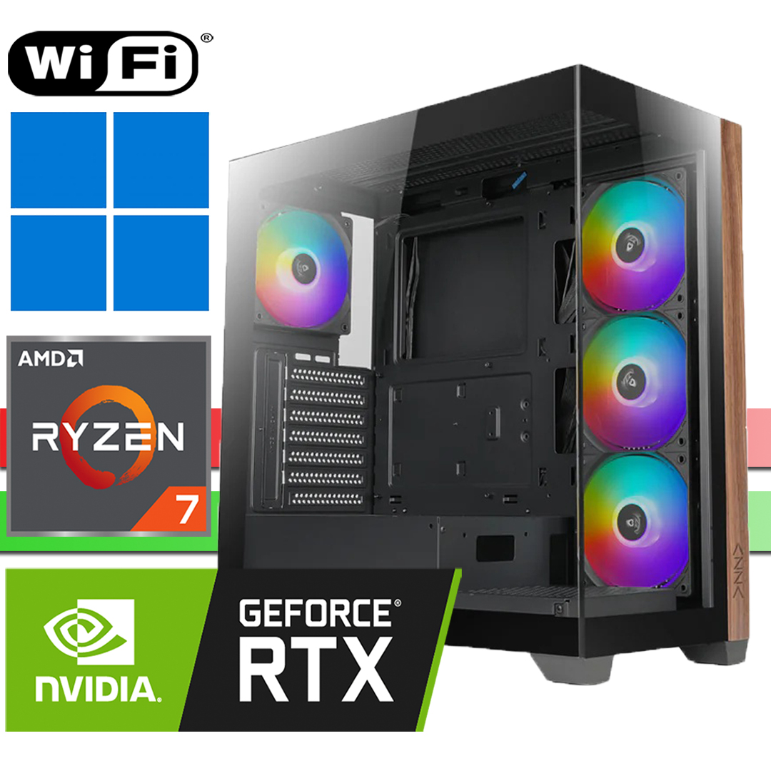B | X-Gaming PC | AMD Ryzen 7 5700X | RTX5060 | 32GB RAM DDR4 | 500GB SSD NVMe | ohne HDD | WiFi | Neptune | Windows 11 Pro