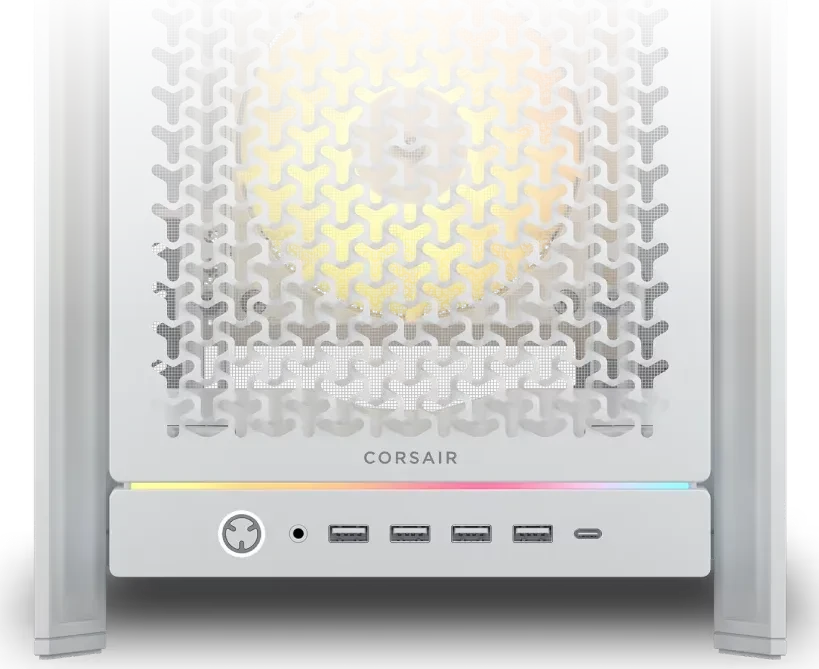 Corsair Frame 5000D RS ARGB, weiß, Glasfenster