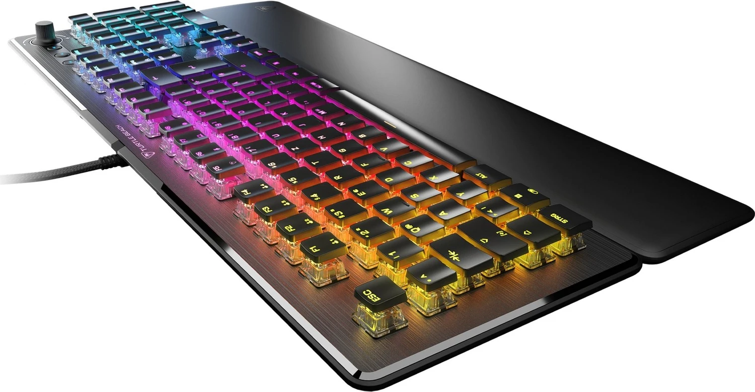 Turtle Beach Vulcan II, schwarz, LEDs RGB, TITAN II RED, USB, DE