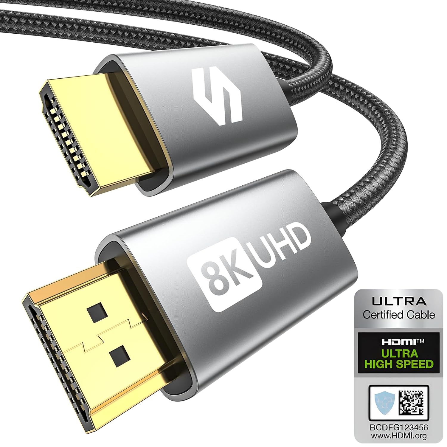 Kabel HDMI 2.1 Zertifiziert 3m eARC, 8K@60Hz/4K@120Hz/144Hz