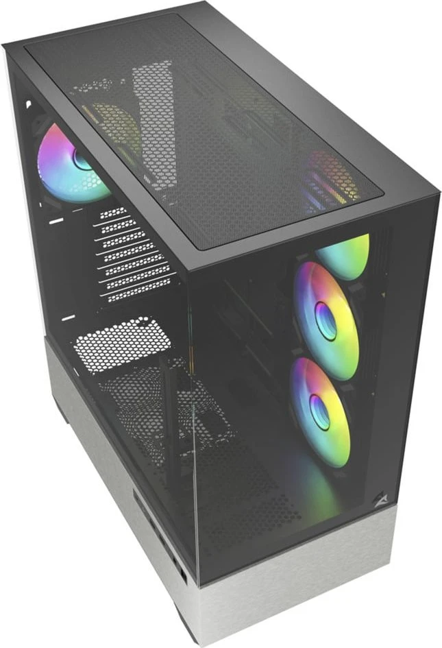 Sharkoon AK7 ARGB Black, Glasfenster