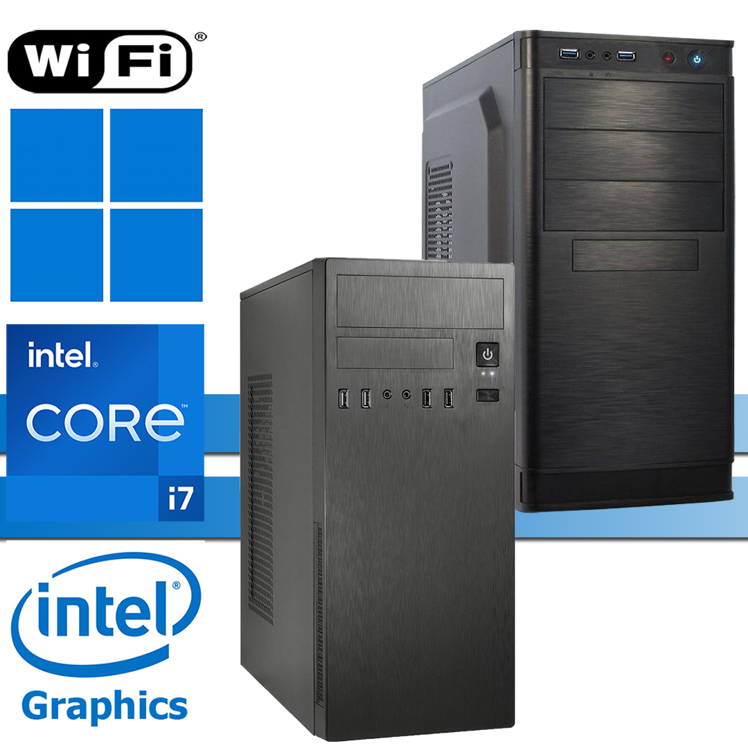 X-Power PC│Intel i7-12700│bis 64GB RAM DDR4│bis 2TB NVMe SSD│bis 4TB HDD│UHD│WiFi│Windows 11 Pro