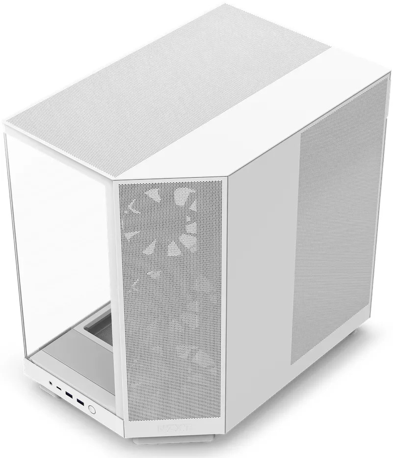 NZXT H6 Flow White, weiß, Glasfenster