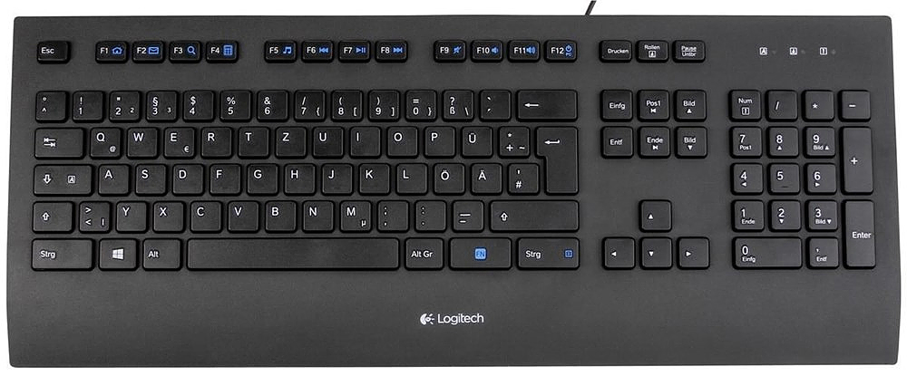 Logitech K280e Corded Keyboard for Business