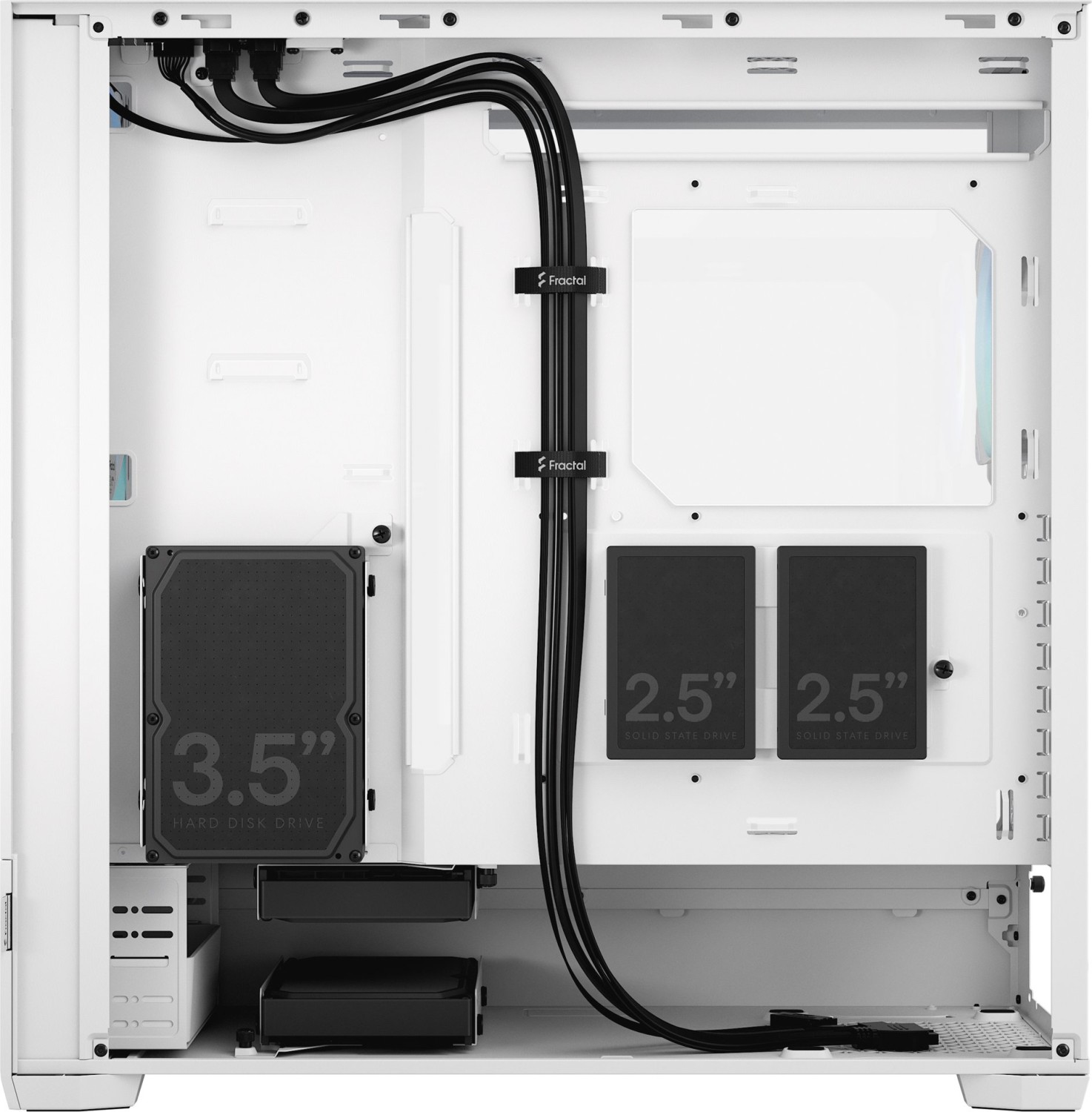 Fractal Design Pop XL Air RGB White TG Clear Tint, Glasfenster