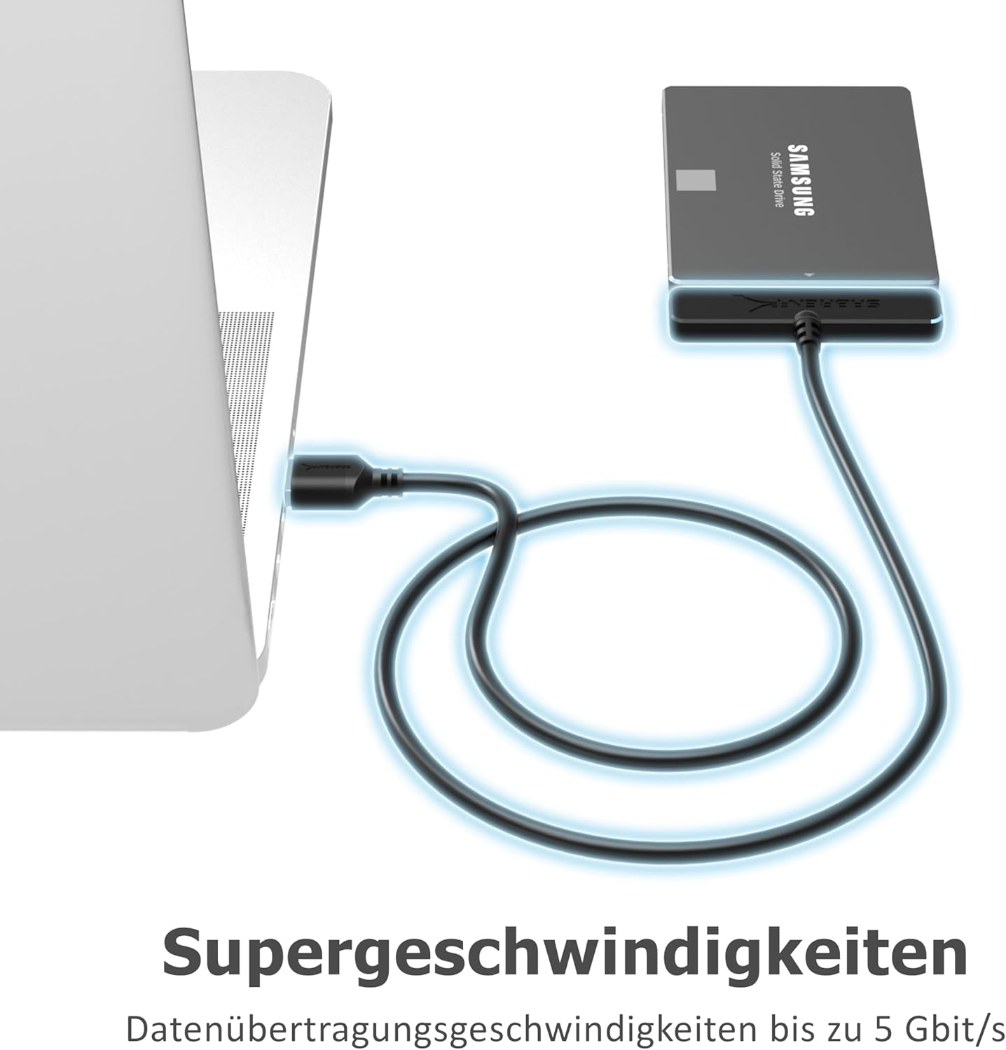 SABRENT SATA USB Adapter SSD HDD 2,5 Zoll Festplattenadapter