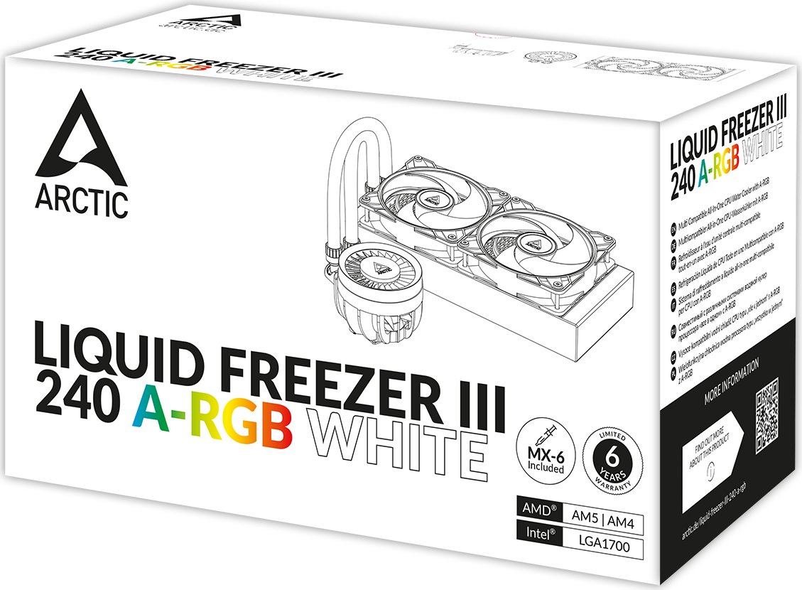 Arctic Liquid Freezer III 240 A-RGB, weiß