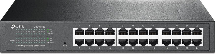 TP-Link TL-SG1024DE Desktop Gigabit Easy Smart Switch, 24x RJ-45