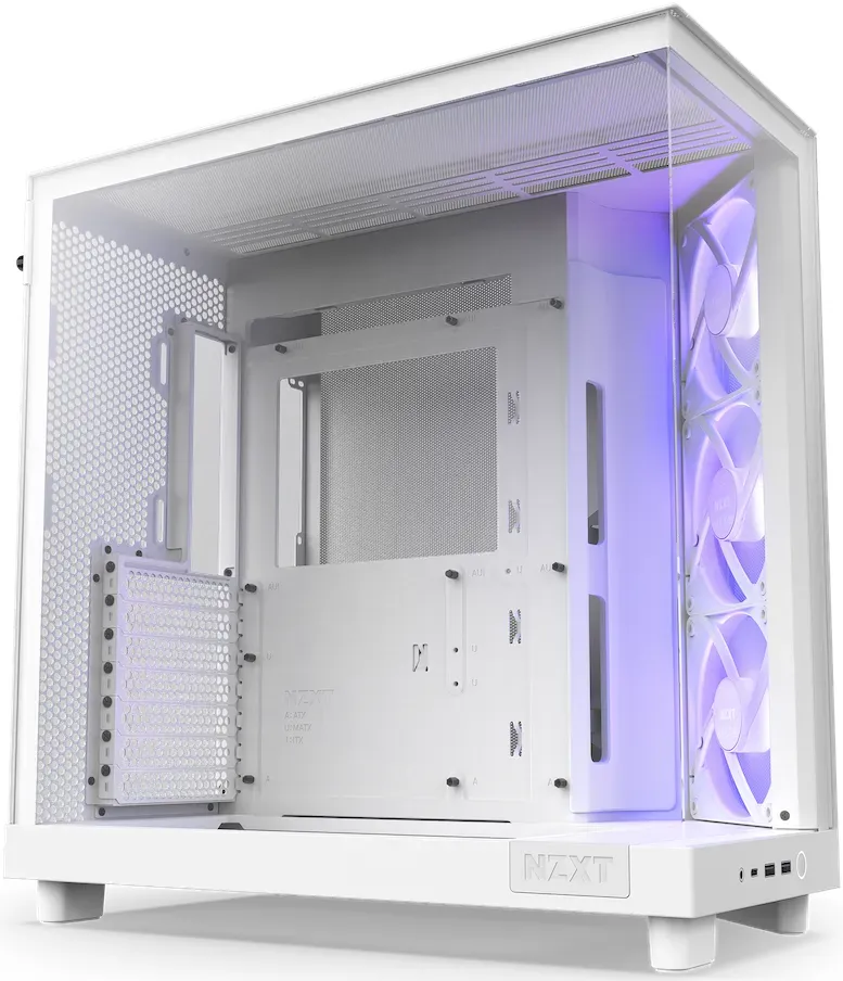 NZXT H6 Flow RGB White, weiß, Glasfenster