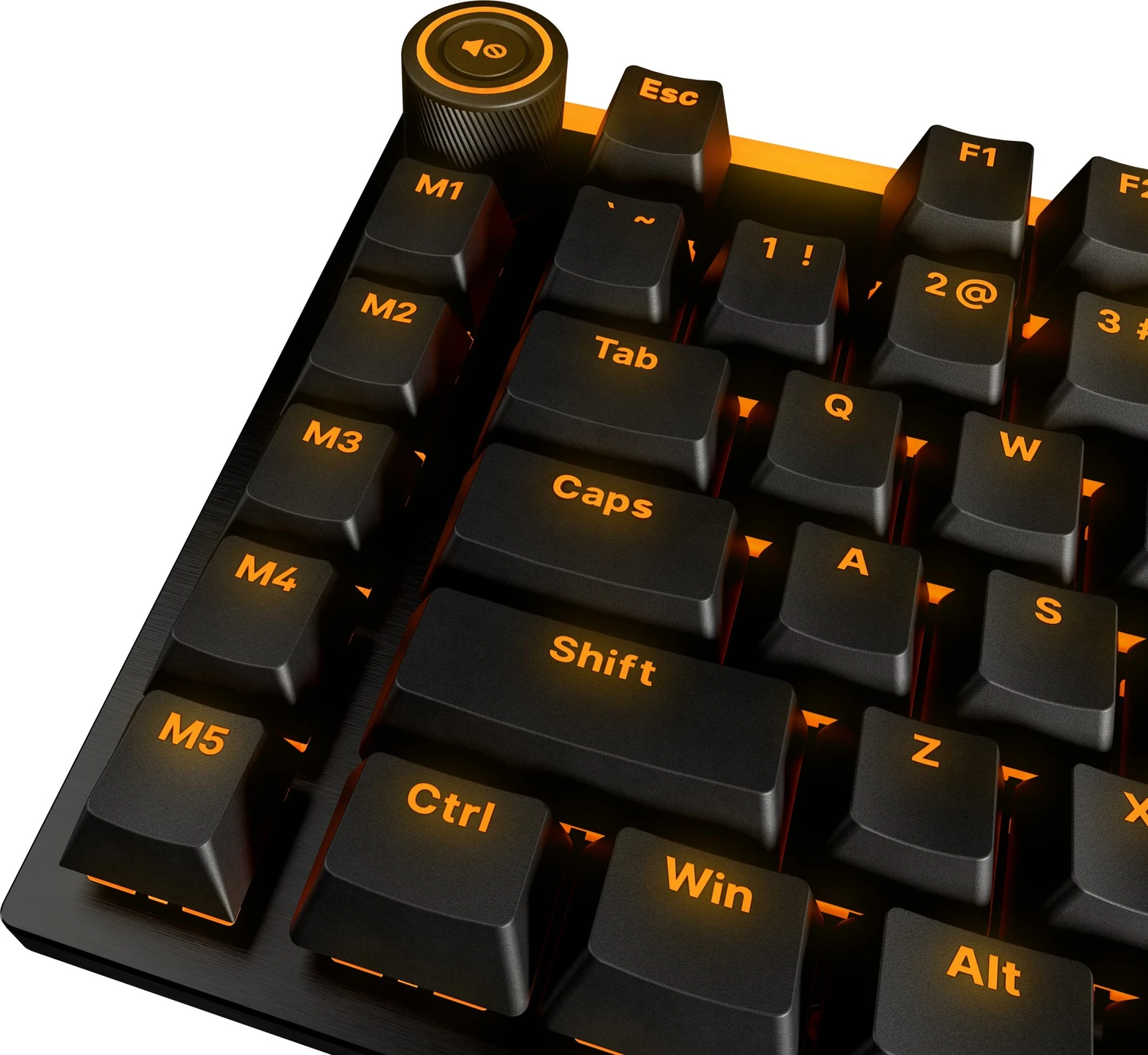 be quiet! Light Mount Silent Linear, Gaming-Tastatur schwarz, DE-Layout