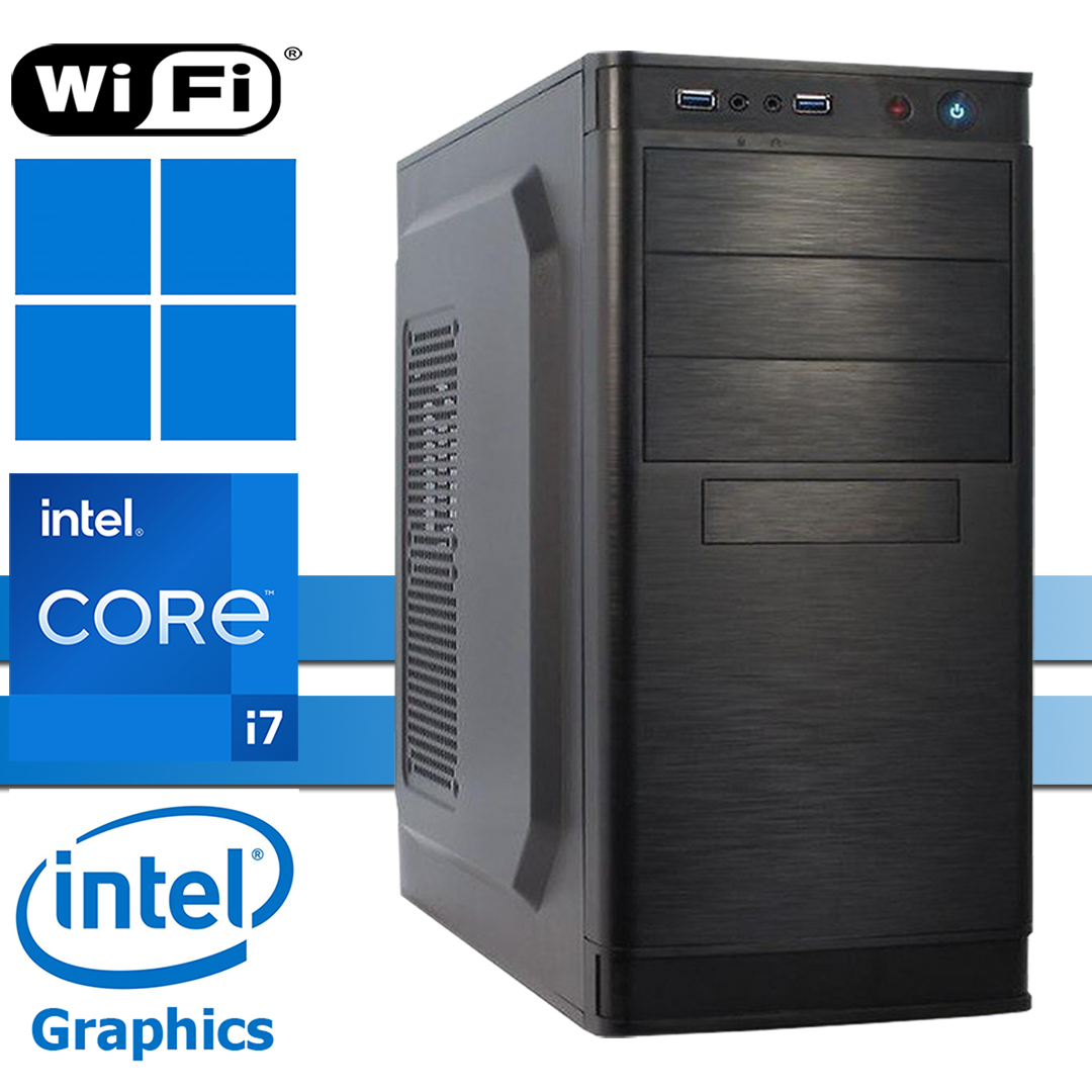 X-Power PC│Intel i7-12700│bis 64GB RAM DDR4│bis 2TB NVMe SSD│bis 4TB HDD│WiFi│Windows 11 Pro