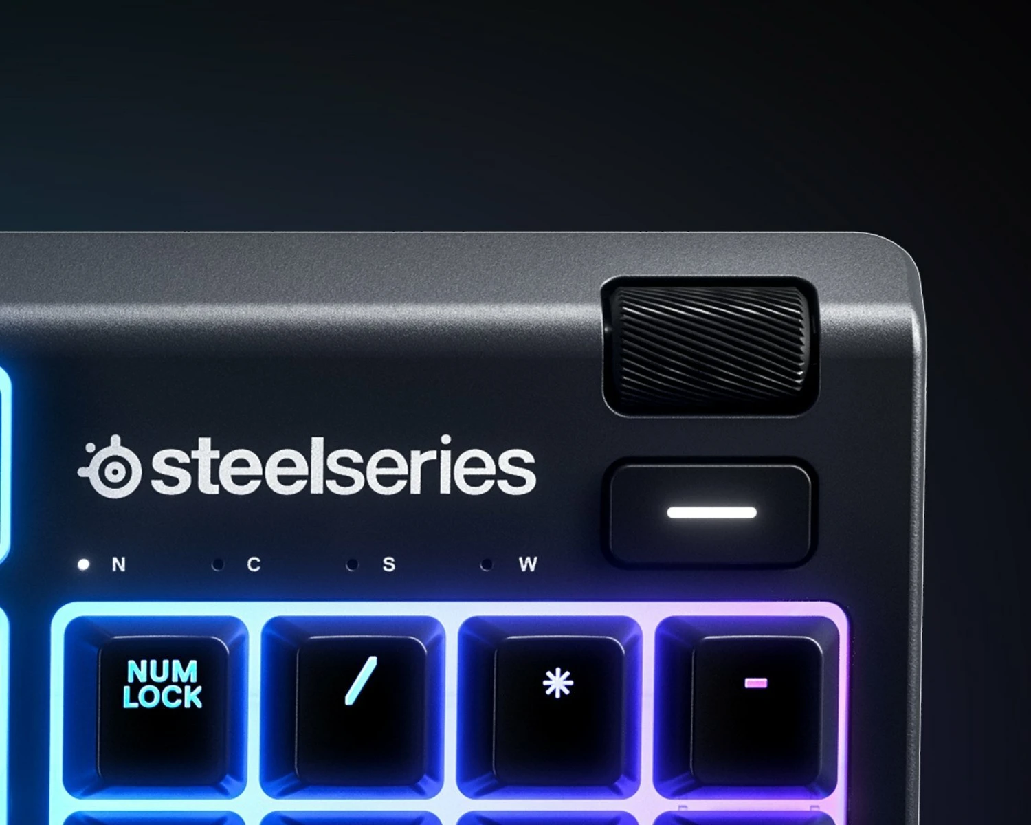 SteelSeries APEX 3, Gaming-Tastatur schwarz, USB, DE