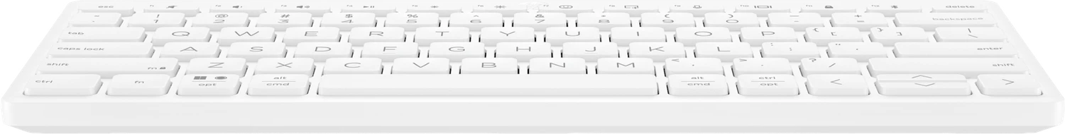 HP 350 Compact Multi-Device Keyboard, weiß, Bluetooth, DE