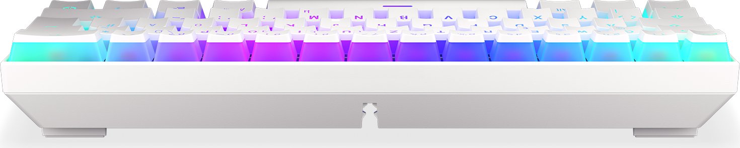 ENDORFY Thock Compact Wireless Pudding, Onyx White, PBT, LEDs RGB, hot-swap, Kailh Box Black, USB/Bluetooth, DE