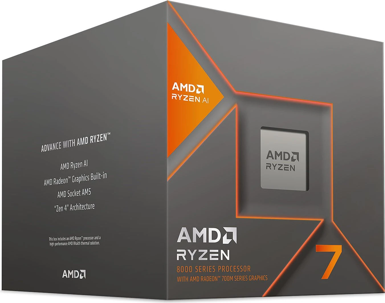 AMD Ryzen 7 8700G, 8C/16T, 4.20-5.10GHz, boxed mit AMD Wraith Stealth
