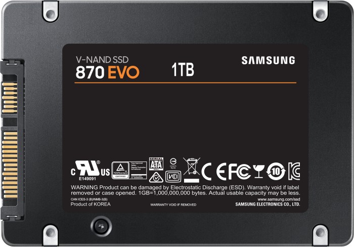 1000 GB Samsung SSD 870 EVO