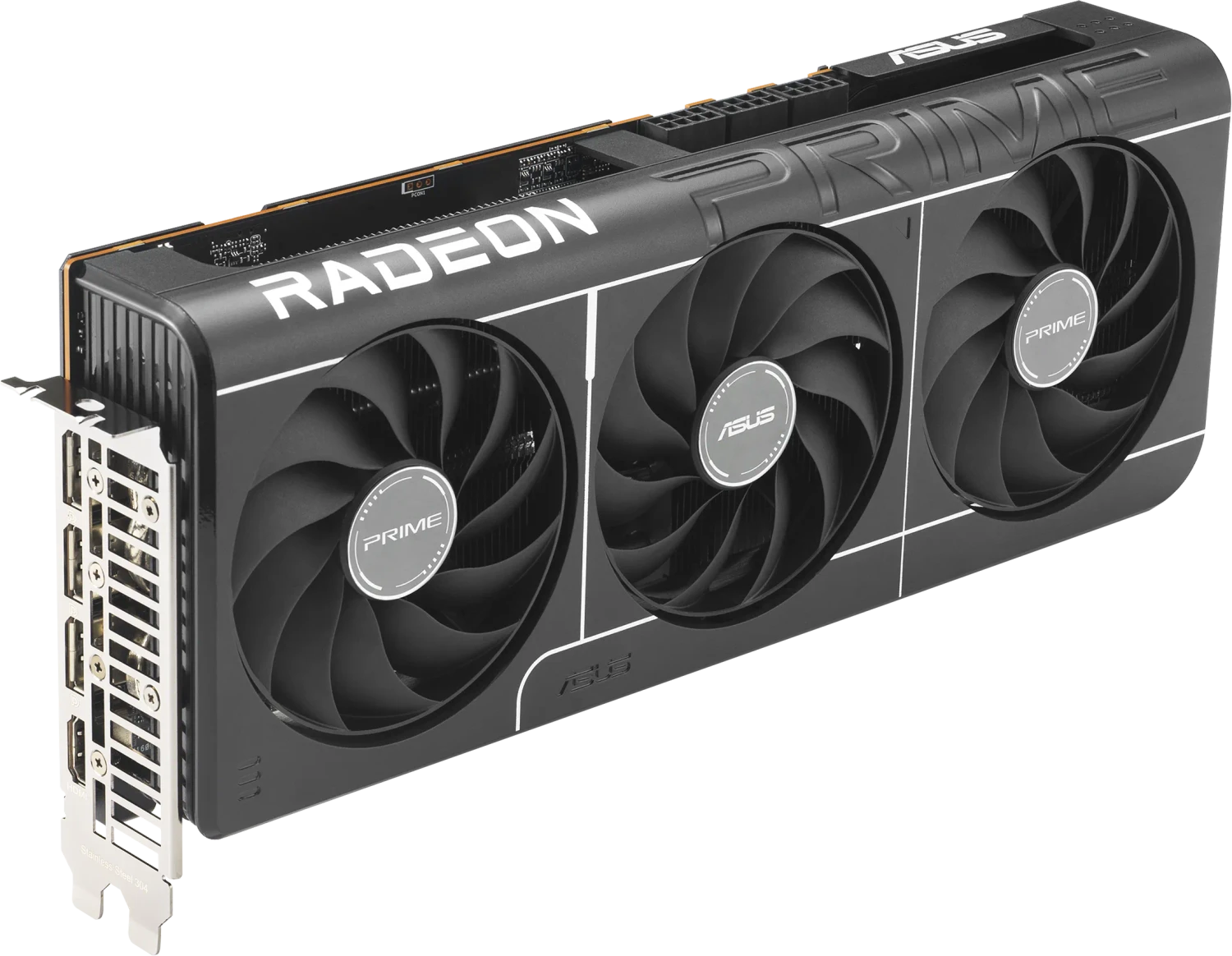 ASUS Prime Radeon RX 9070 XT OC, PRIME-RX9070XT-O16G, 16GB GDDR6, HDMI, 3x DP