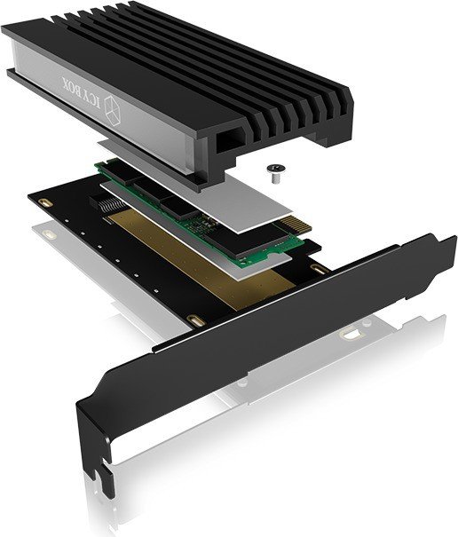 RaidSonic Icy Box IB-PCI214M2-HSL PCIe -> M.2 PCIe