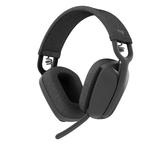 Logitech Zone Vibe 100 Wireless Over-Ear Headset Bluetooth 5.2 Multipoint Graphit