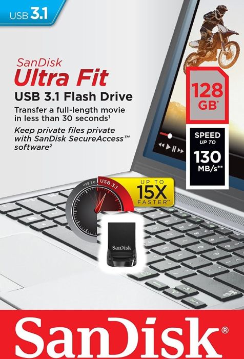 128 GB SanDisk Ultra Fit