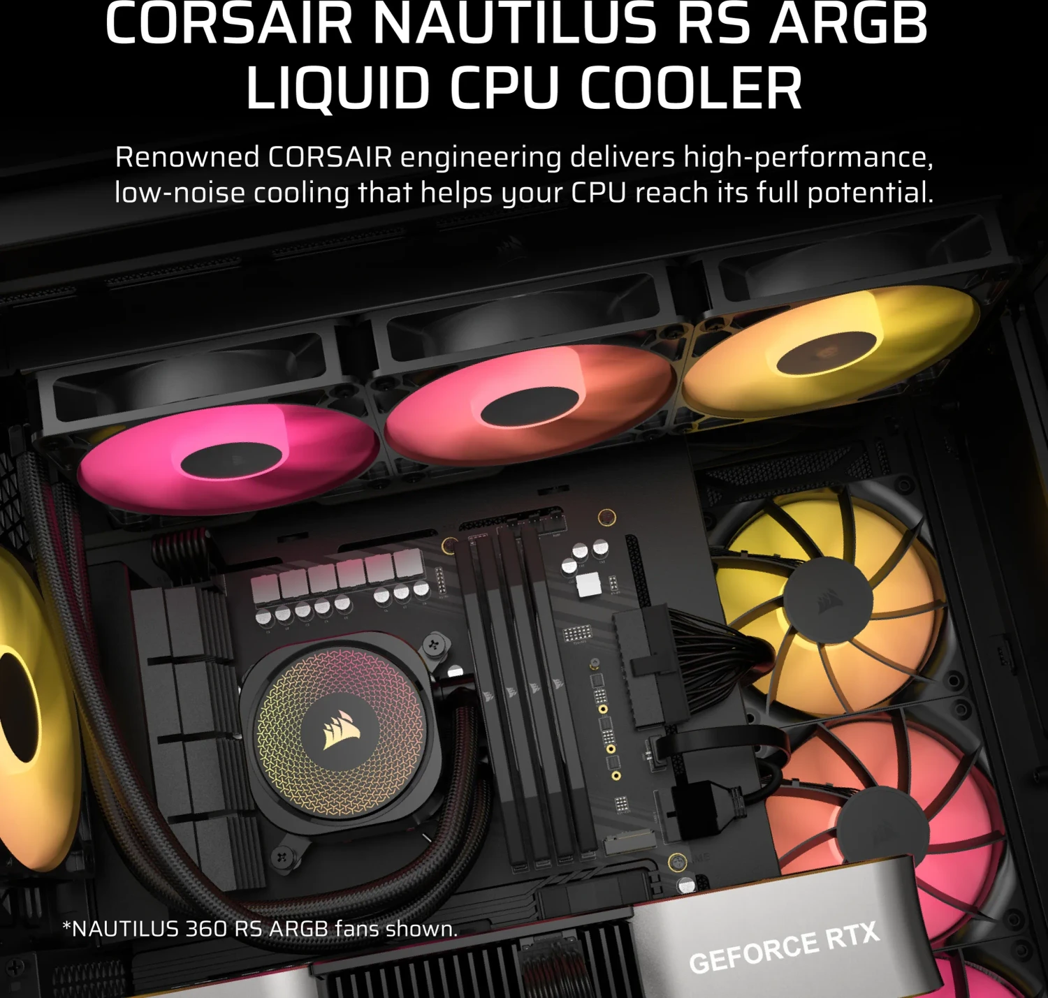 Corsair Nautilus 240 RS ARGB, schwarz