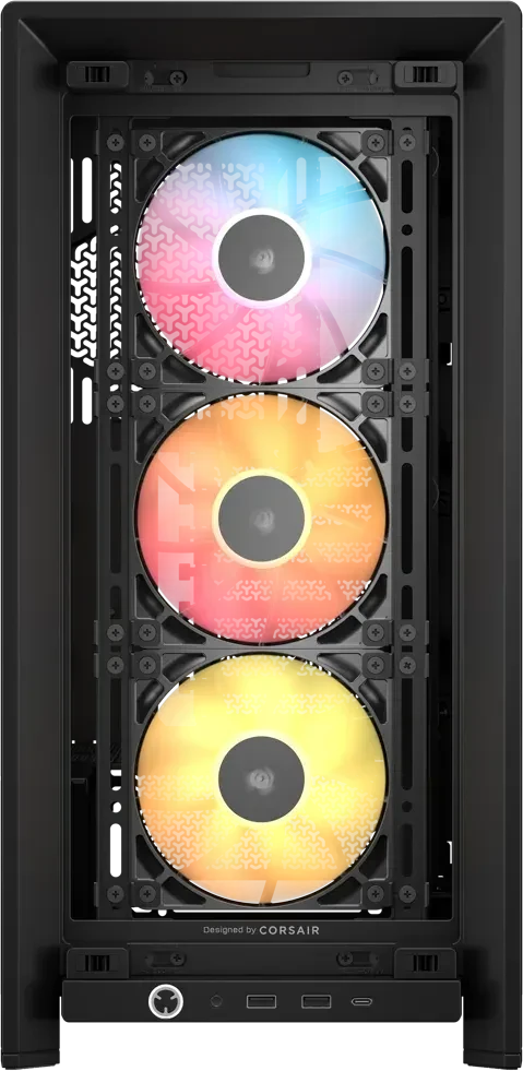 Corsair Frame 4000D RS ARGB, schwarz, Glasfenster