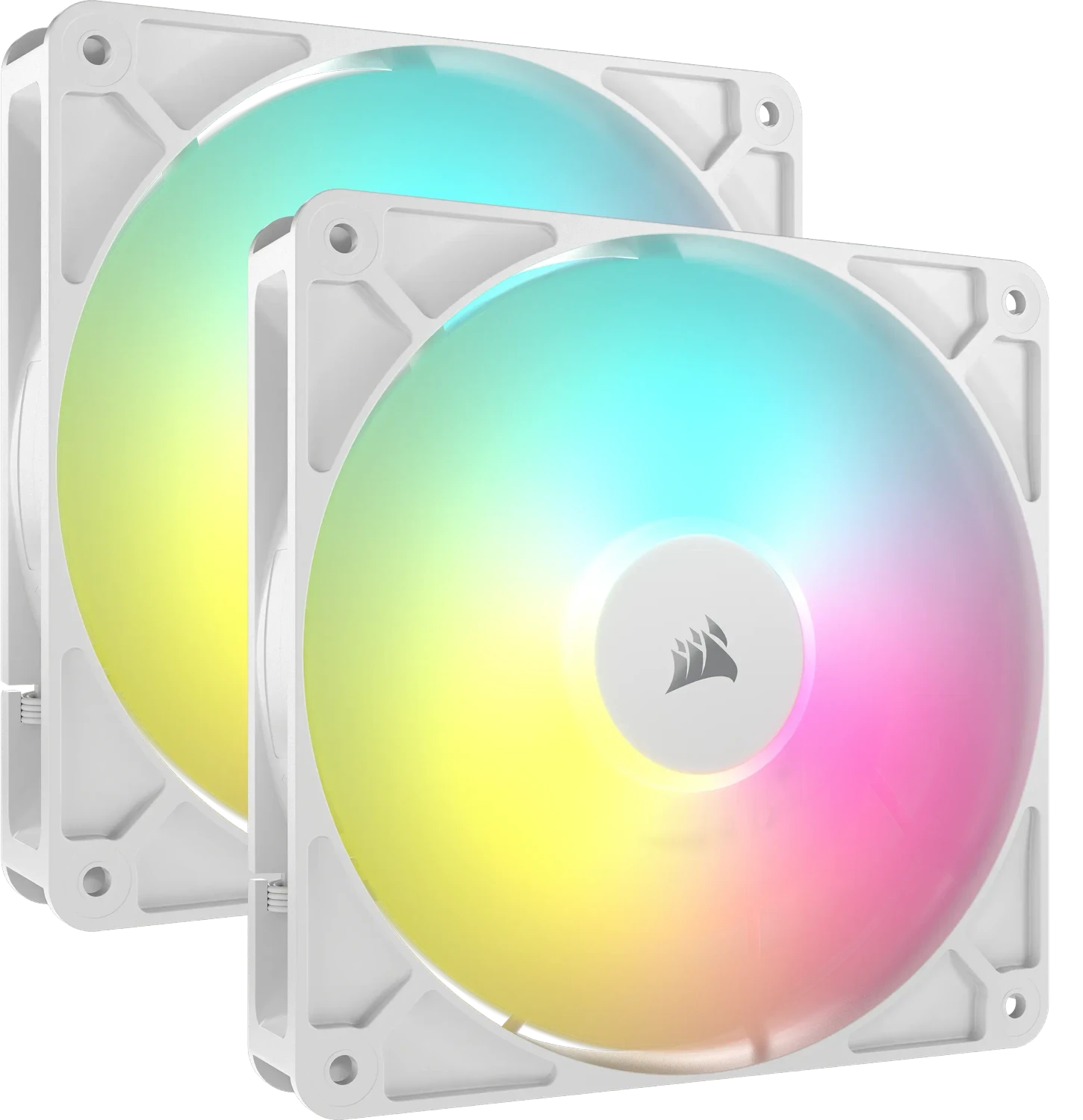 Corsair RS Series RS140 ARGB, weiß, 140mm, 2er-Pack