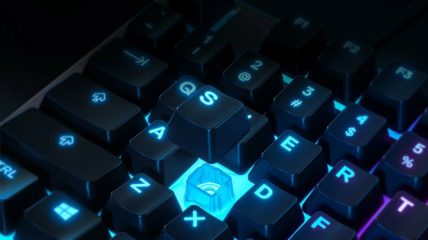 SteelSeries APEX 3, Gaming-Tastatur schwarz, USB, DE