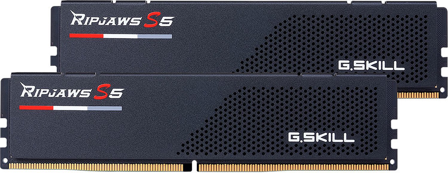 32GB G.Skill Ripjaws S5 schwarz DIMM Kit, DDR5-5600, XMP - F5-5600J4040C16GX2-RS5K
