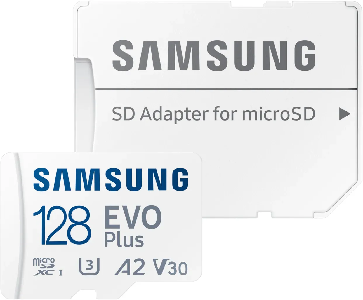 128GB Samsung EVO Plus 2024 R160 microSDXC Kit , UHS-I U3, A2, Class 10