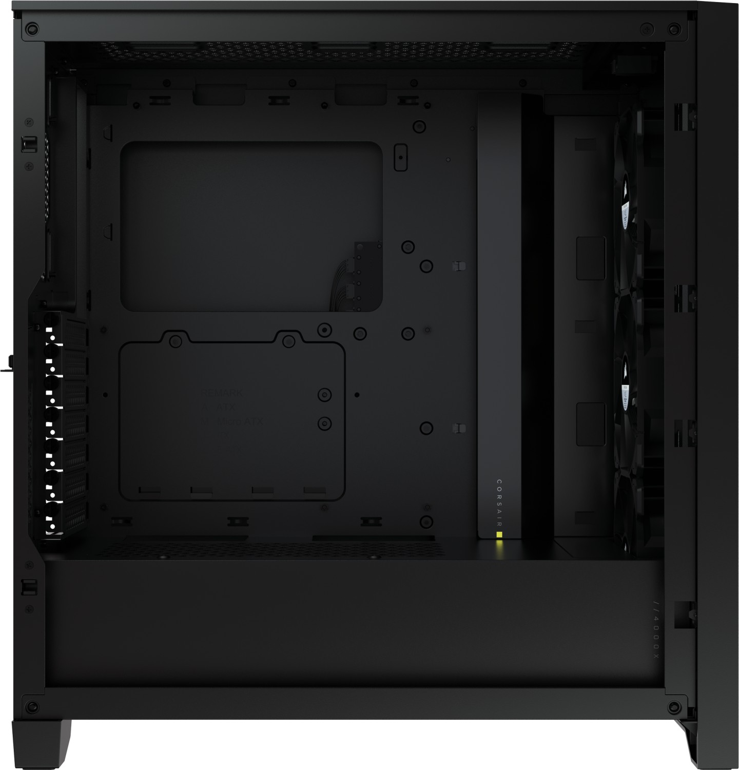 Corsair iCue 4000X RGB schwarz, Glasfenster