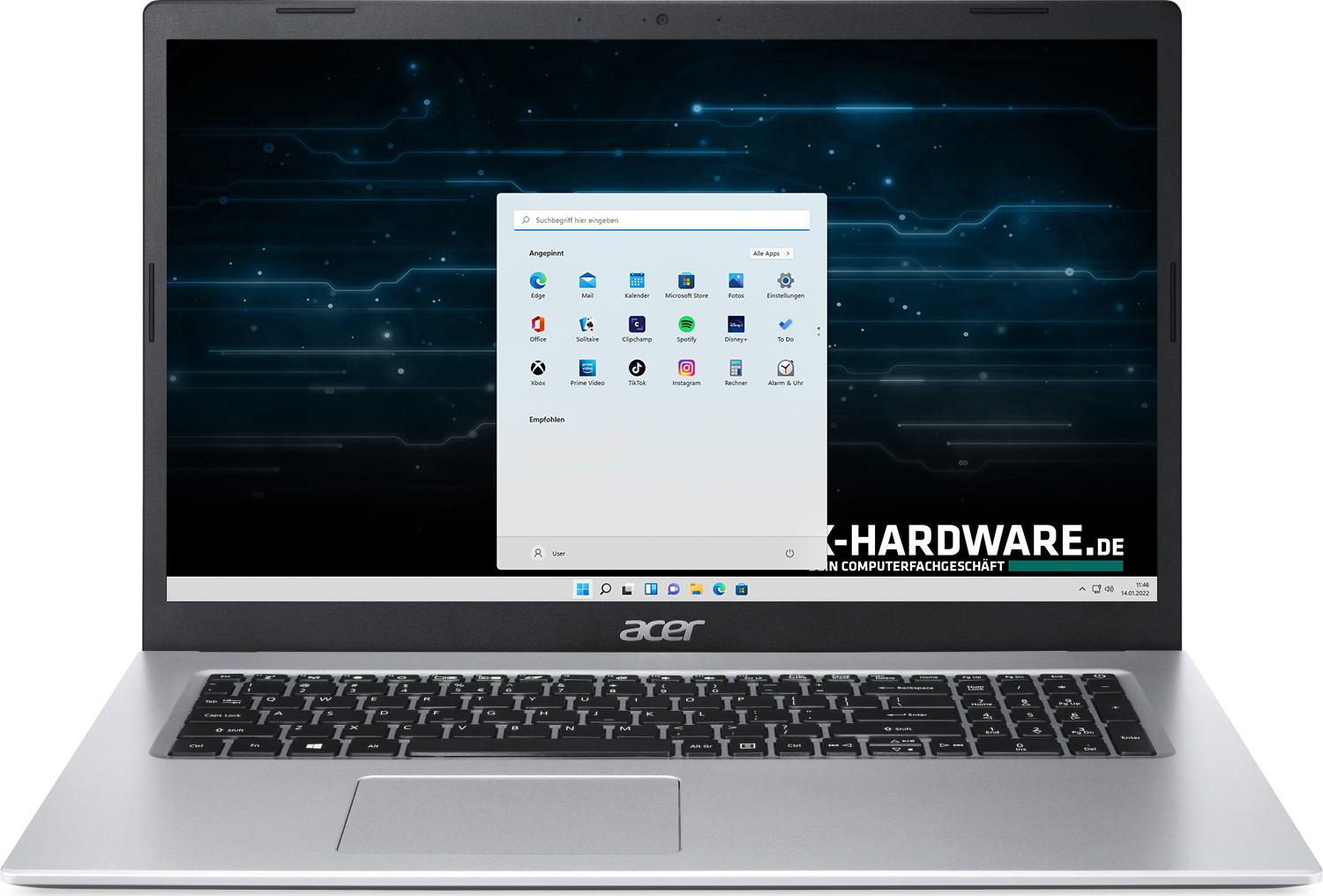 RP | Acer Aspire 3 A317 Business│Core™ i7-1165G7│Intel® Iris® Xe│20GB DDR4 RAM│1000GB NVMe│Windows 11 Professional